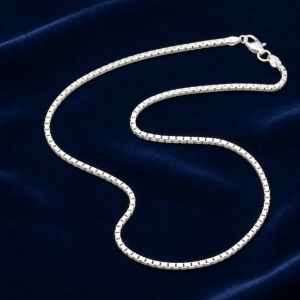 Sterling Silver Box Chain Necklace