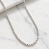 Sterling Silver Rope Chain Necklace