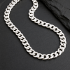 Sterling Silver Curb Chain Necklace