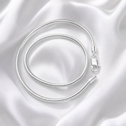 Sterling Silver Snake Chain Necklace