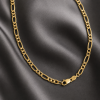 14K Gold Figaro Chain Necklace