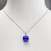 Tanzanite and Diamond Pendant Necklace