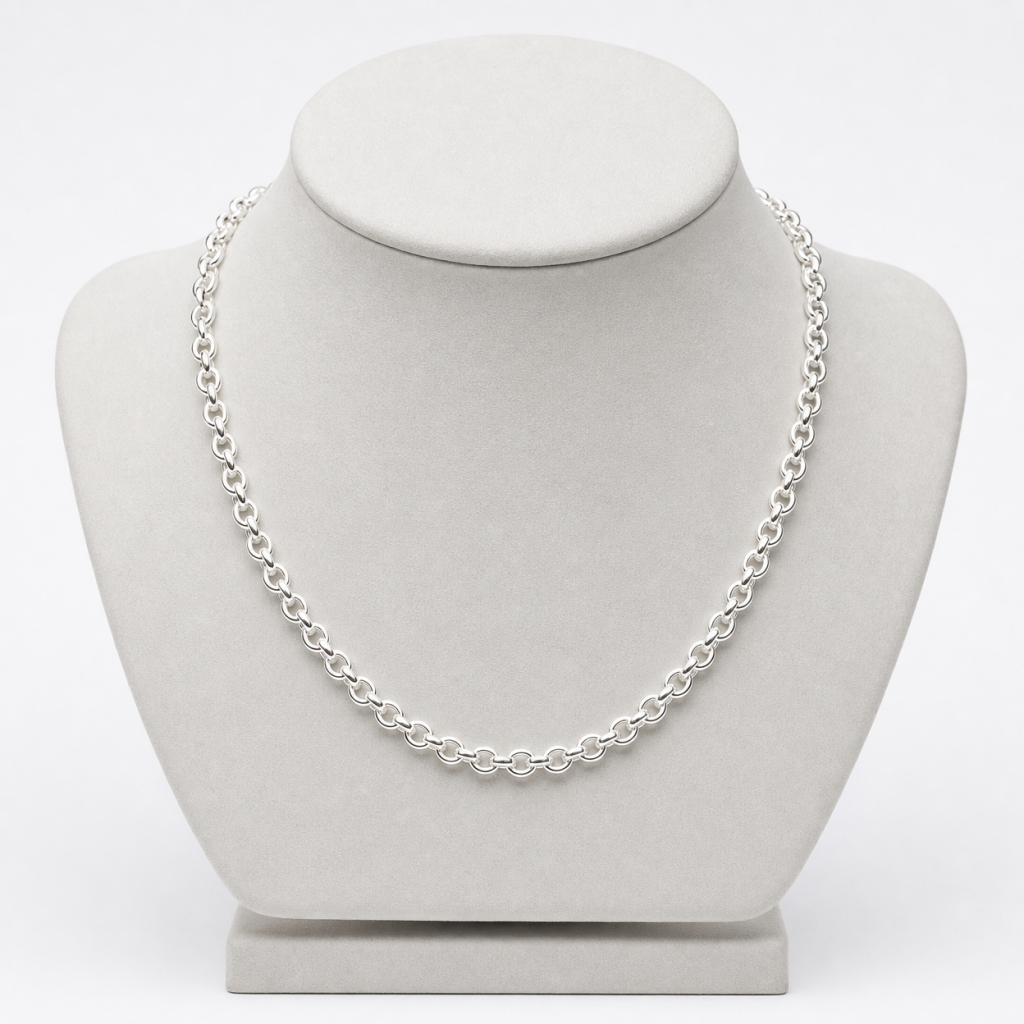 Sterling Silver Belcher Chain Necklace