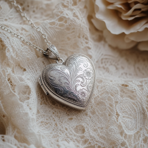 Sterling Silver Heart Locket Necklace