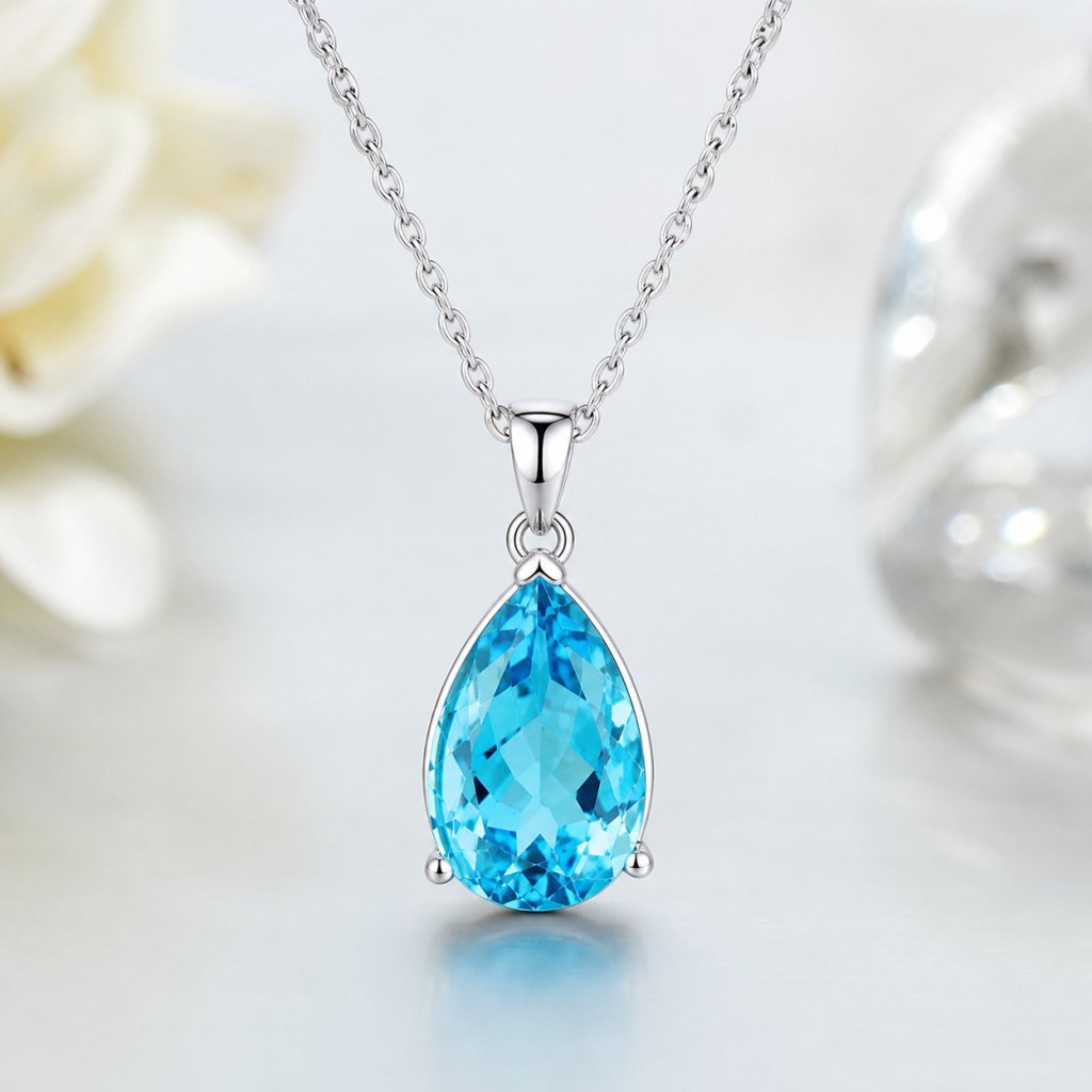 Topaz Pendant Necklace