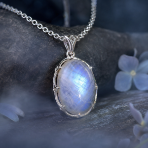 Moonstone Pendant Necklace