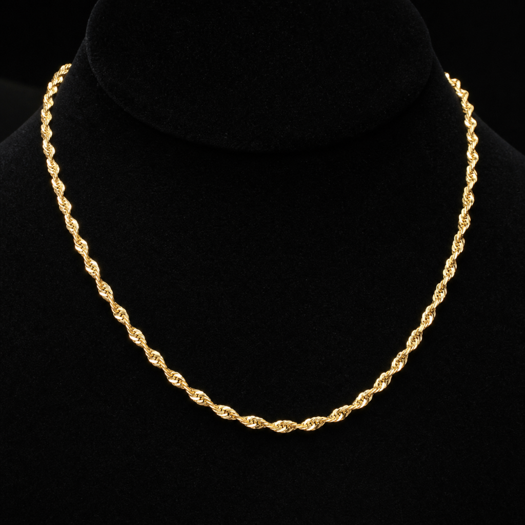 14K Gold Singapore Chain Necklace