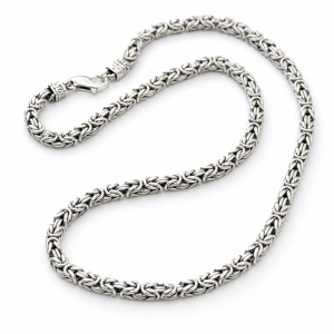 Sterling Silver Byzantine Chain Necklace
