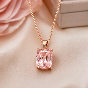 Morganite Pendant Necklace