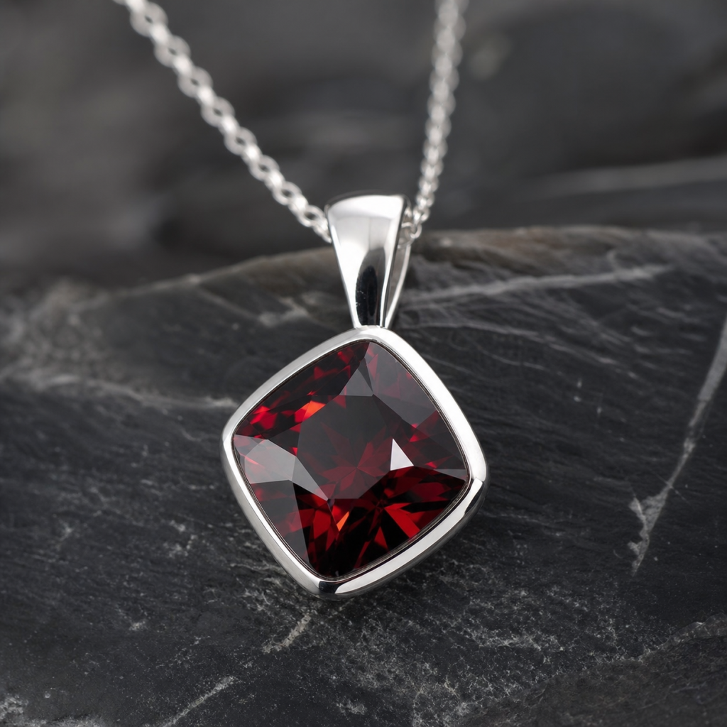 Spinel Pendant Necklace