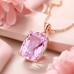 Kunzite Pendant Necklace